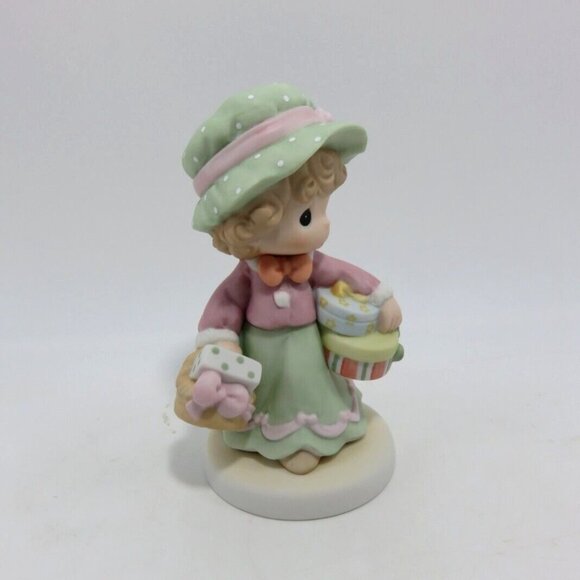 PRECIOUS MOMENTS "Sure Could Use Less Hustle & Bustle" Figurine By Enesco 2000 B - Picture 5 of 10